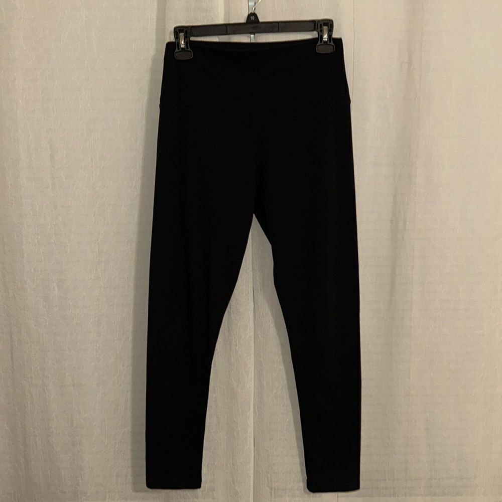 aerie MP 26” Black Cotton Active Lounge Leggings - Picture 2 of 9